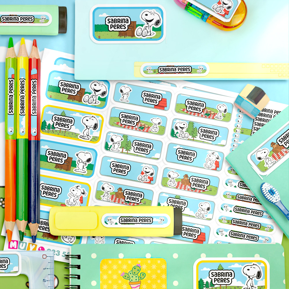Snoopy - Etiquetas Personalizadas - Imagen 2