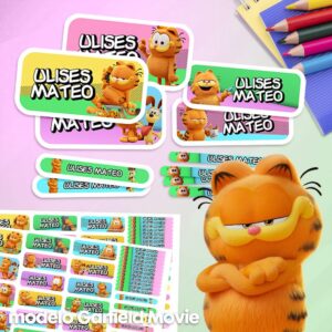 Garfield Movie - Etiquetas Personalizadas
