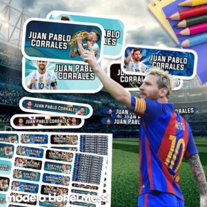 Lionel Messi - Etiquetas Personalizadas